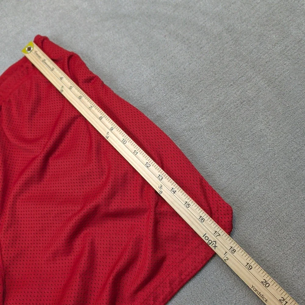 Jordan Mesh Basketball Shorts Mens Large Red Black Jumpman Athletic CV3098-687
